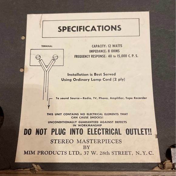 Vintage Framed Jenson Speaker Frame Art Wall Decor 17.5” x 14” Venice Scene MCM - Picture 7 of 9